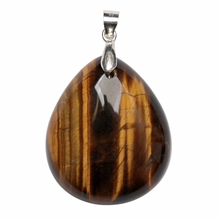 Tygří oko přívěsek stříbro Ag 925 č. 10 - 2