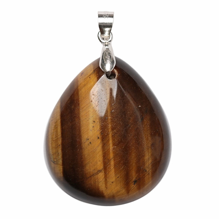 Tygří oko přívěsek stříbro Ag 925 č. 12 - 2