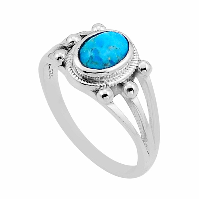 Tyrkys Sleeping Beauty prsten Ag 925 52366 - 55 mm (US 7