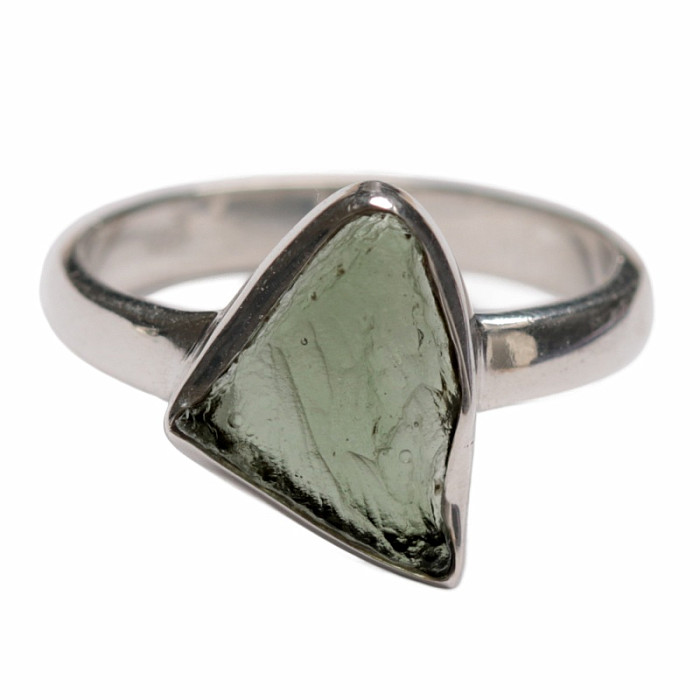 Vltavín prsten stříbro Ag 925 R575 - 54 mm (US 7)