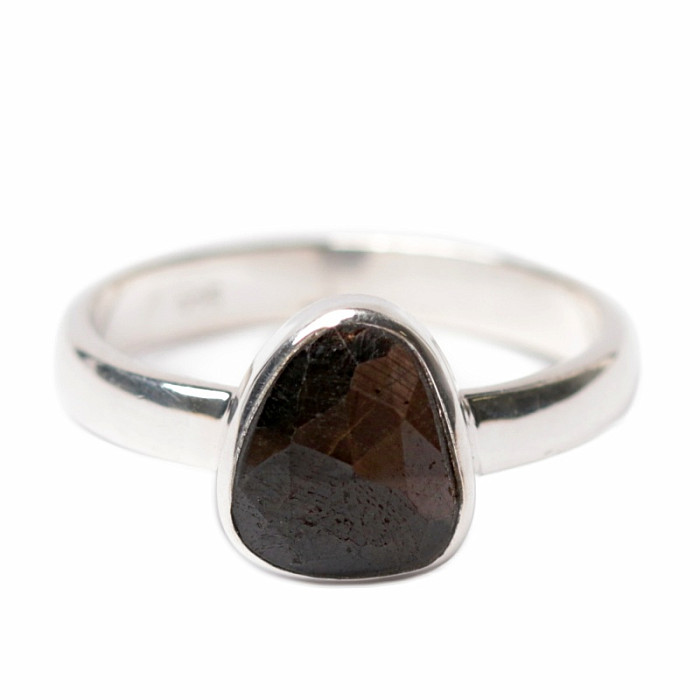 Zawadi zlatý safír stříbro Ag 925 R147 - 56 mm (US 7