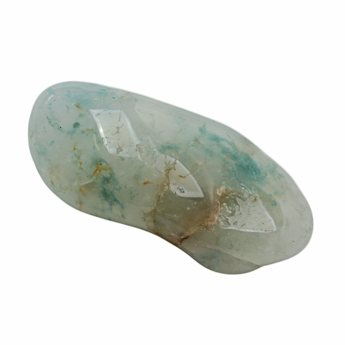 Aqualite (apatit v křišťálu) tromlovaný - XL - cca 3 - 4 cm