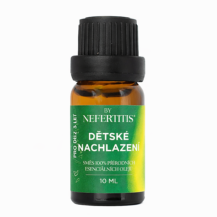 By Nefertitis směs 100% esenciálních olejů DĚTSKÉ NACHLAZENÍ 2 - 5 LET - 10 ml