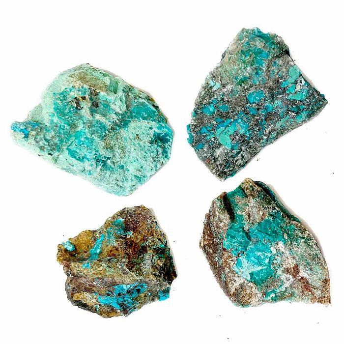 Chryzokol surový extra kvalita Peru - M - cca 2 - 2