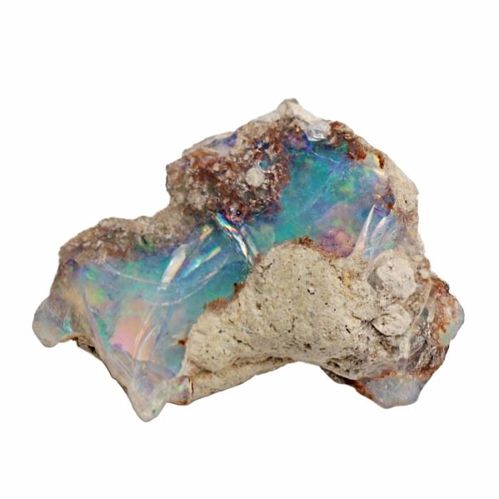 Opál etiopský v hornině 58 - cca 1