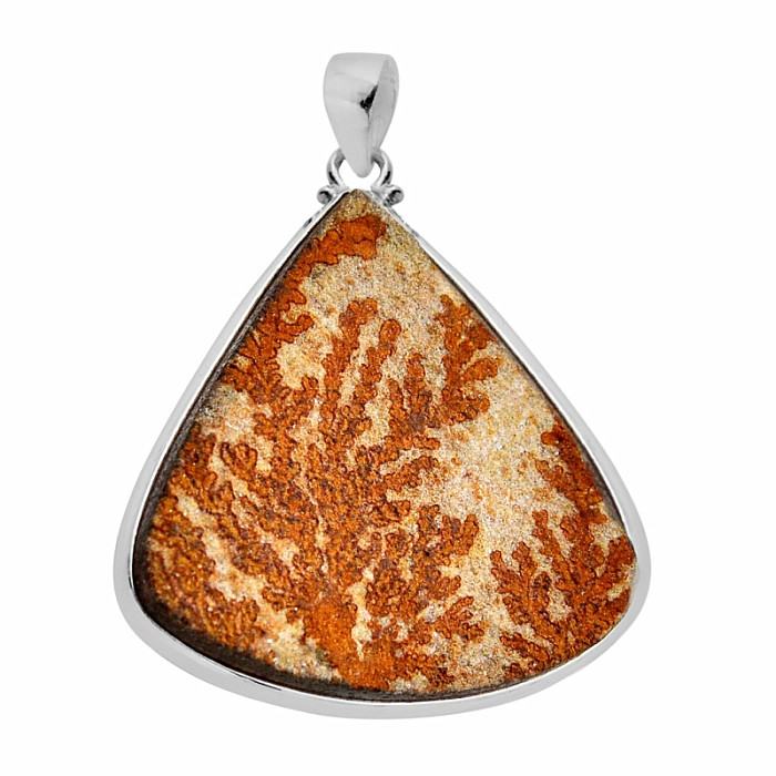 Psilomelan dendritický přívěsek stříbro Ag 925 51460 - 4