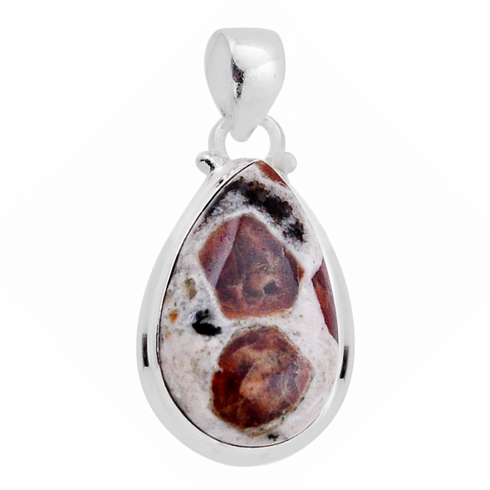 Spessartin ve vápenci přívěsek stříbro Ag 925 51589 - 2