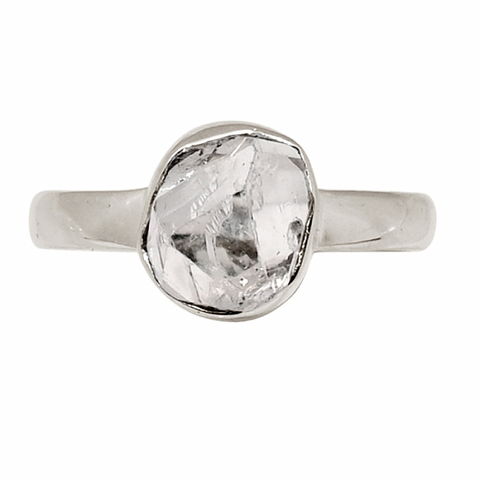 Herkimer diamant prsten stříbro Ag 925 R106 - 52 mm (US 6)