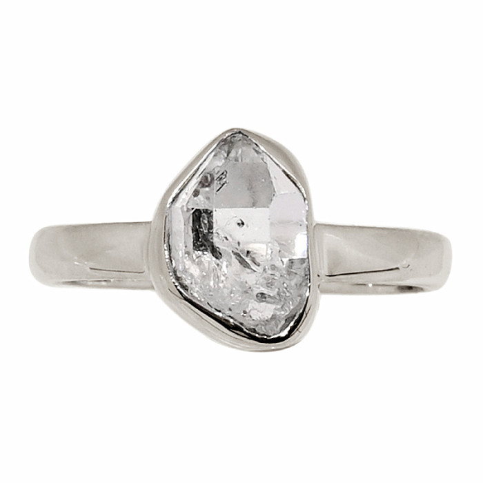 Herkimer diamant prsten stříbro Ag 925 R78 - 57 mm (US 8)