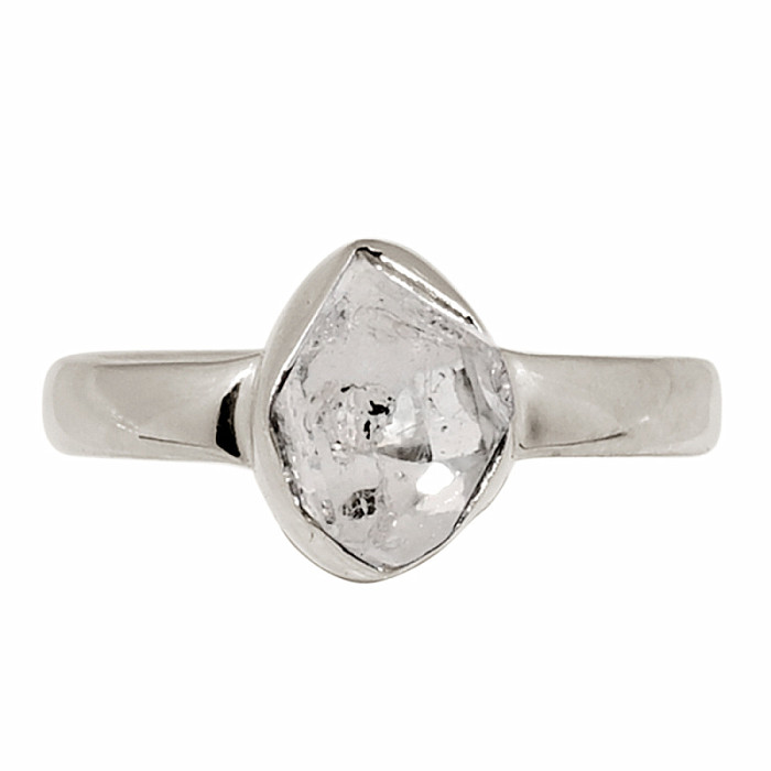 Herkimer diamant prsten stříbro Ag 925 R81 - 52 mm (US 6)