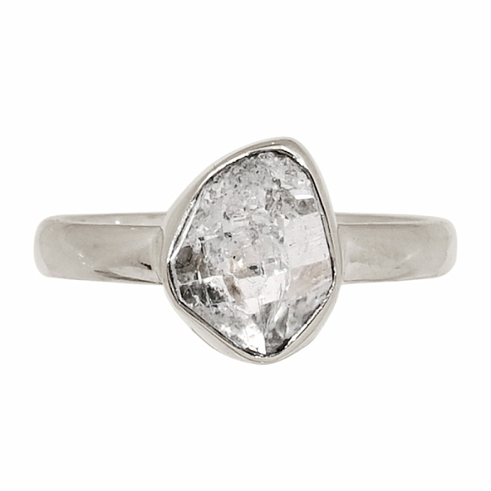 Herkimer diamant prsten stříbro Ag 925 R85 - 54 mm (US 7)