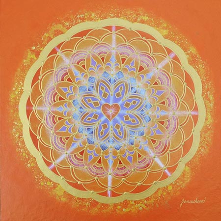 Mandala duchovní síla - Obrázek pro dnešní den č.131