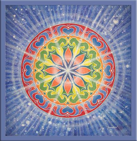 Mandala rajská zahrada